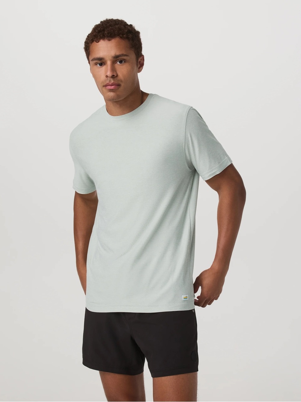 Vuori Strato Tech Tee (Storm Blue Heather)